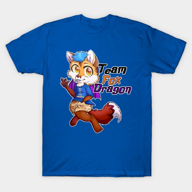 Team Fox Dragon T-Shirt by Zorveechu